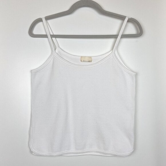 Non-Fiction Homeware Cotton White Tank Top - Picture 1 of 8